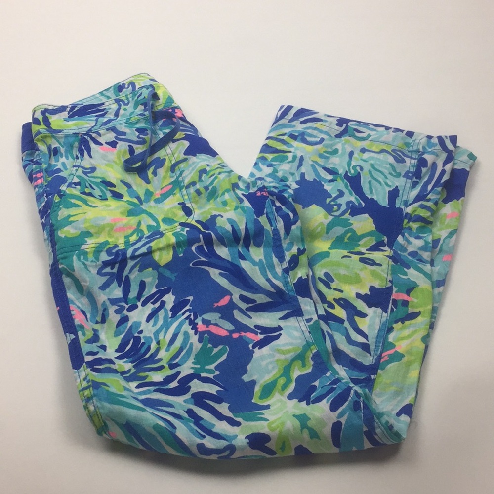 Lilly Pulitzer Galley Linen Pants size 2